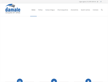 Tablet Screenshot of damale.com.br